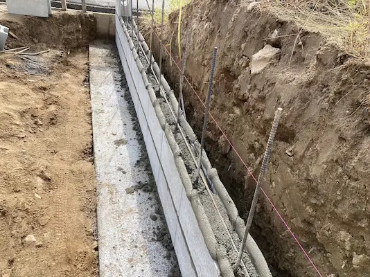 ブロック積み工事